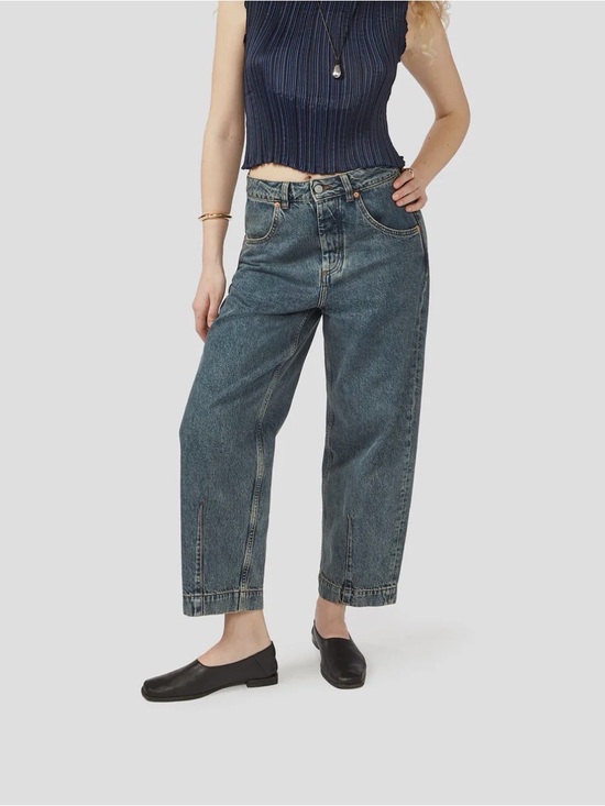 Decade Studio Denim - Decade Studio Kit Jean - slight barrel ankle crop